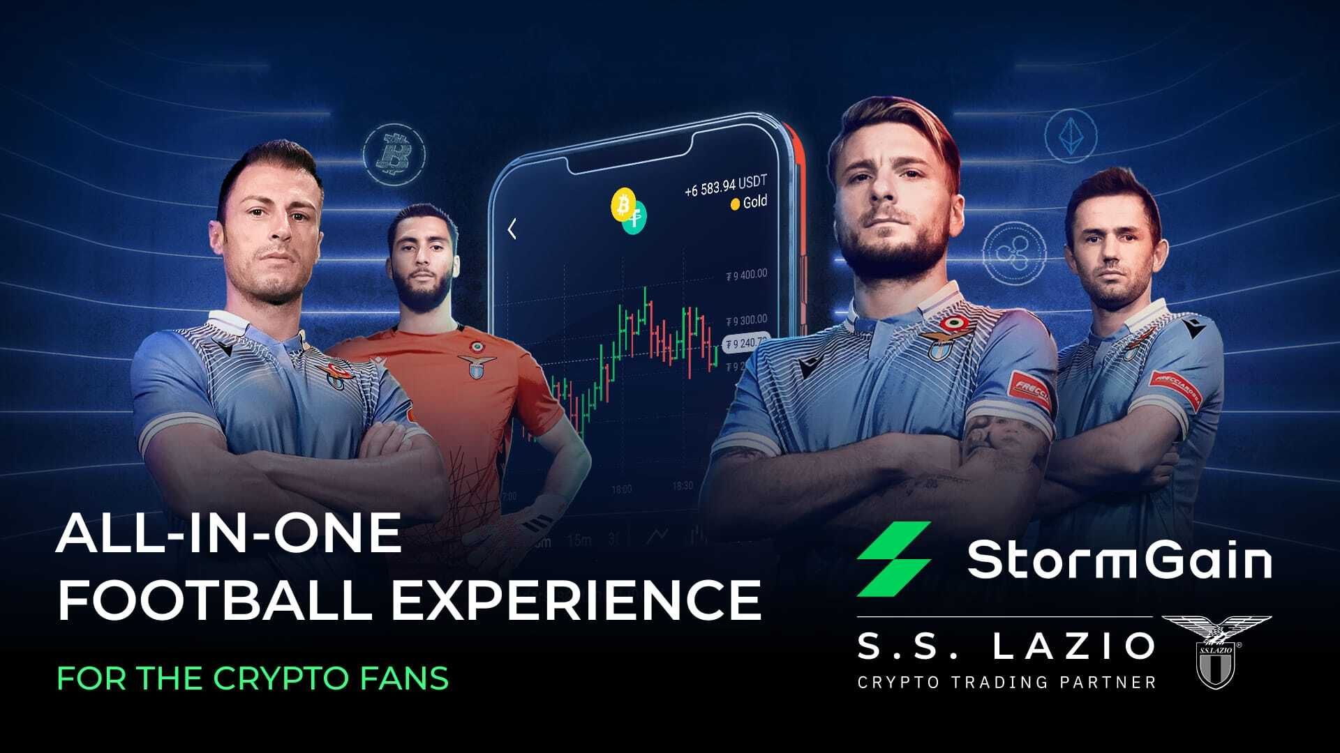 StormGain Signs Long-Term Partnership with Serie As SS Lazio