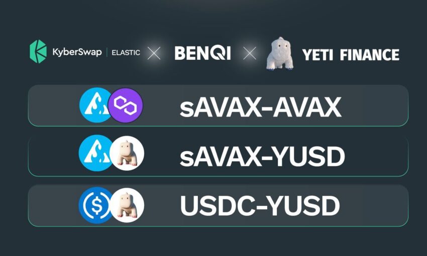  enhance yusd benqi liquidity savax yeti kyberswap 
