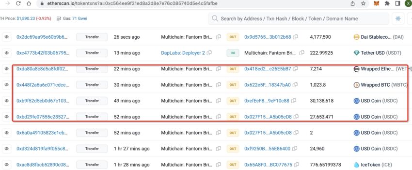 Multichain Fantom Bridge Exploited and Drained of $126M, Aptos Twitter Account Hacked