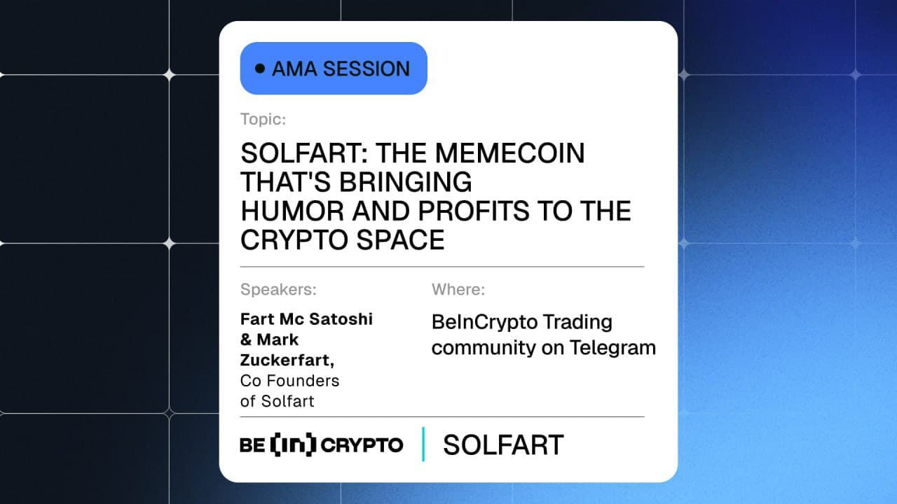 Solfart x BeInCrypto AMA Session: Solfart Token Presales Top 1 Billion SOLF – A New Memecoin Bridging SOL &amp; ETH Communities
