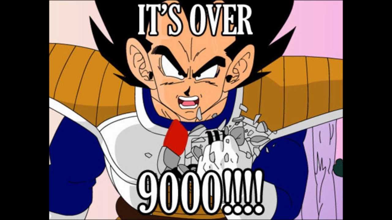 vegeta over 8000