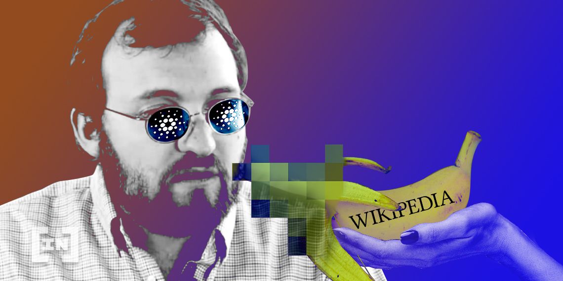 Cardano Co-Founder Claims Wikipedia Is Censoring Him