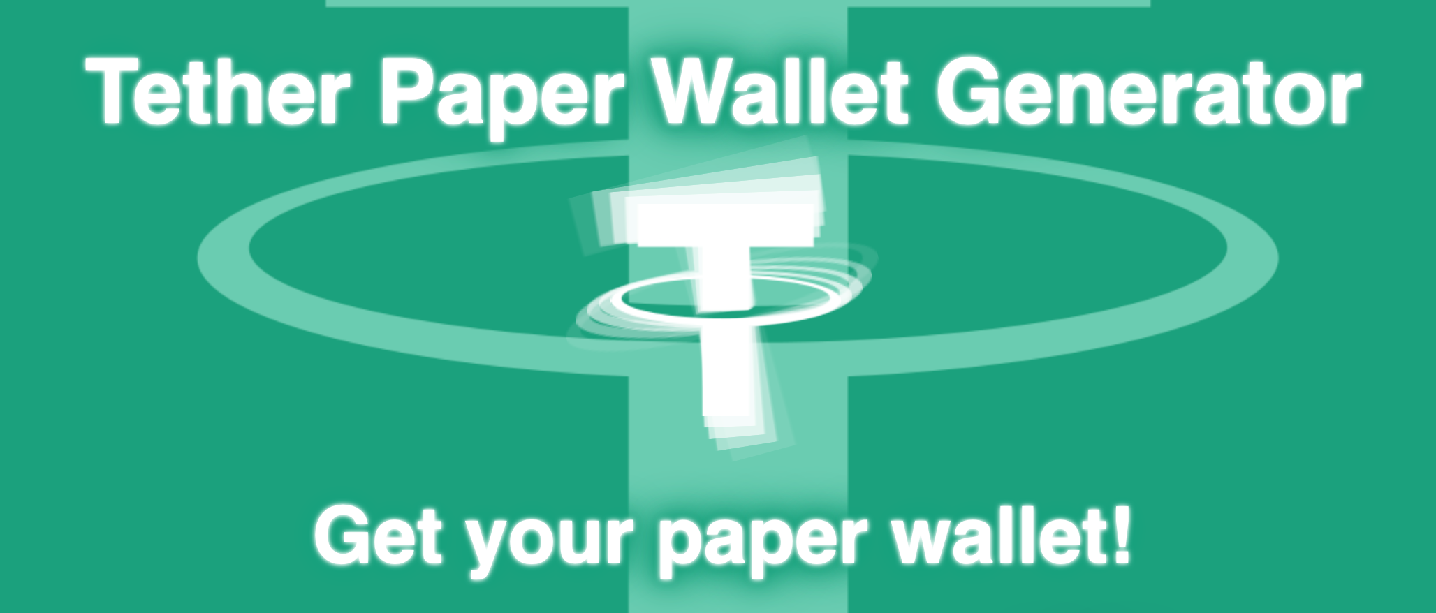 tether paper wallet