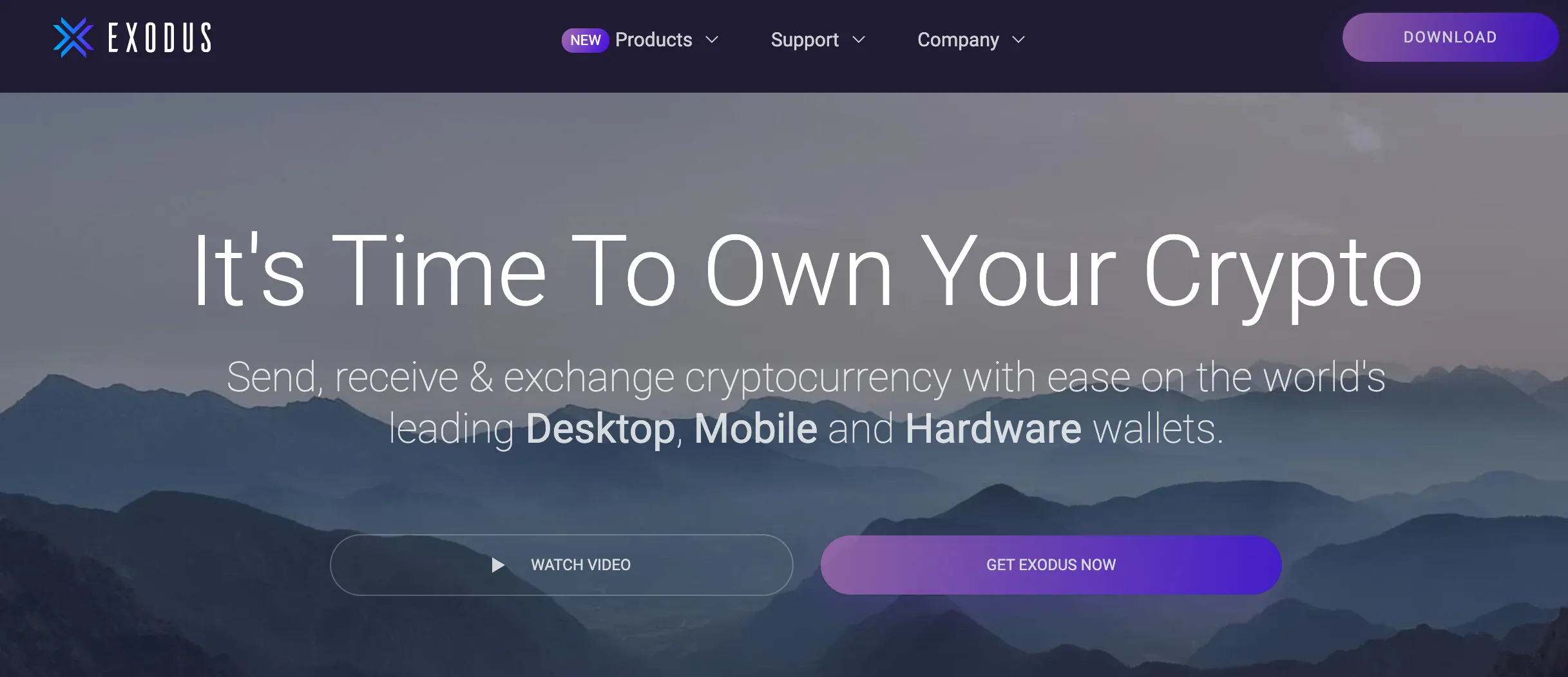 exodus crypto wallet