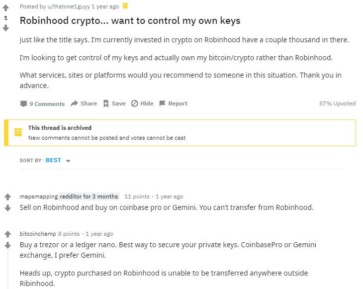 Crypto Users Saw Robinhood Hack Coming a Mile Away
