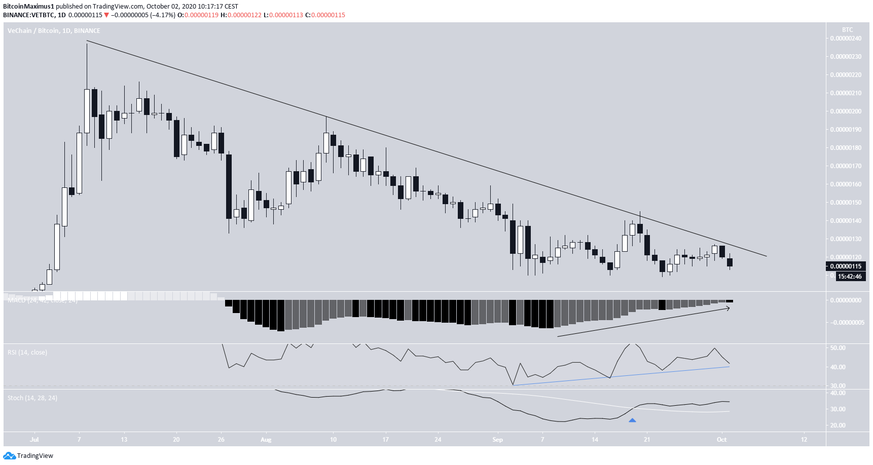 VET/BTC Movement