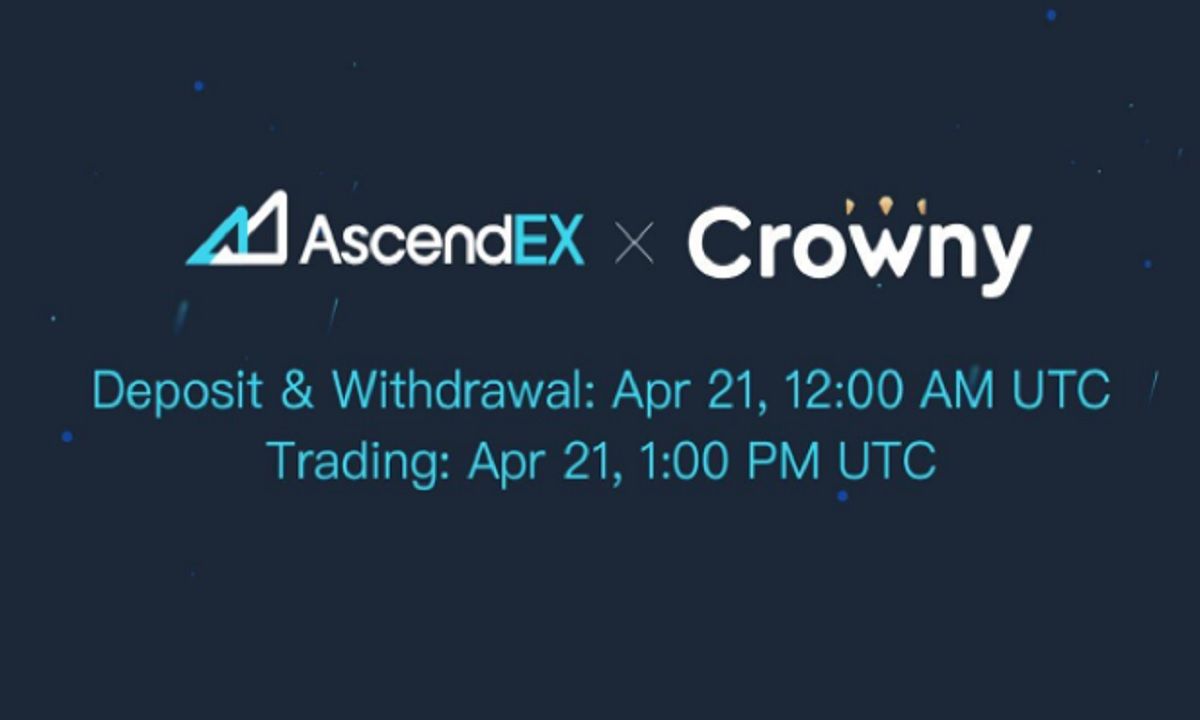 Crowny Is Now Listed on AscendEX