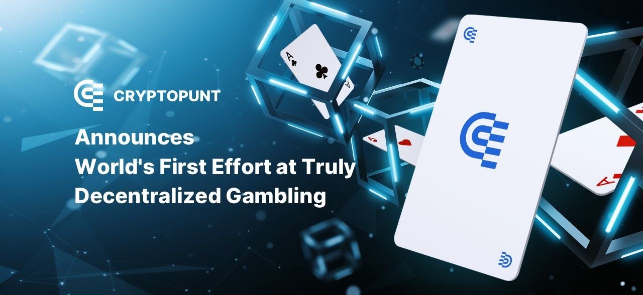 CryptoPunt Announces World’s First Effort at Truly Decentralized Gambling