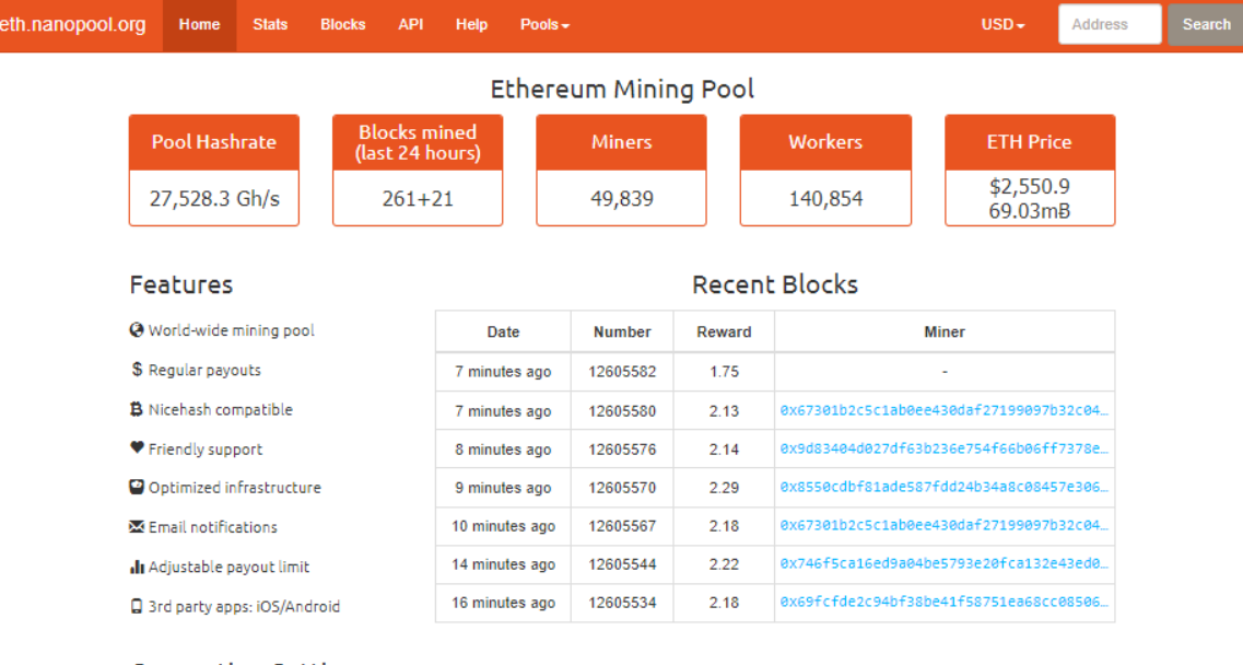 nanopool eth fees