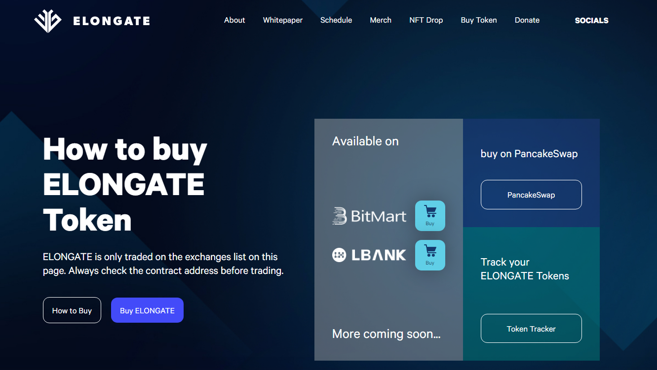 elongate crypto coin ticker