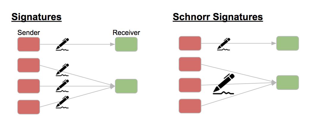 Comparing Schnorr signatures with regular ones