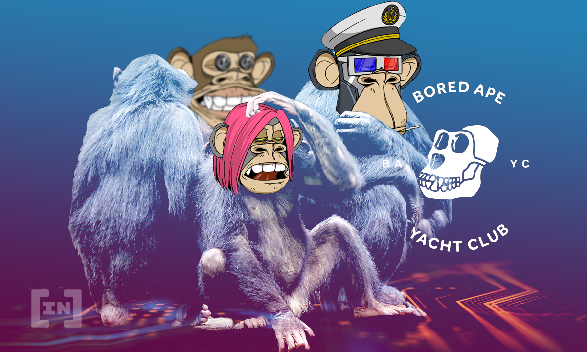 Bored Ape Yacht Club (BAYC) lancia CryptoPunks nella classifica delle vendite di tutti i tempi della NFT