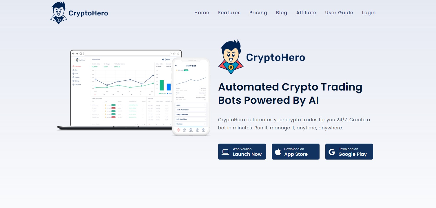 trading bot cryptohero