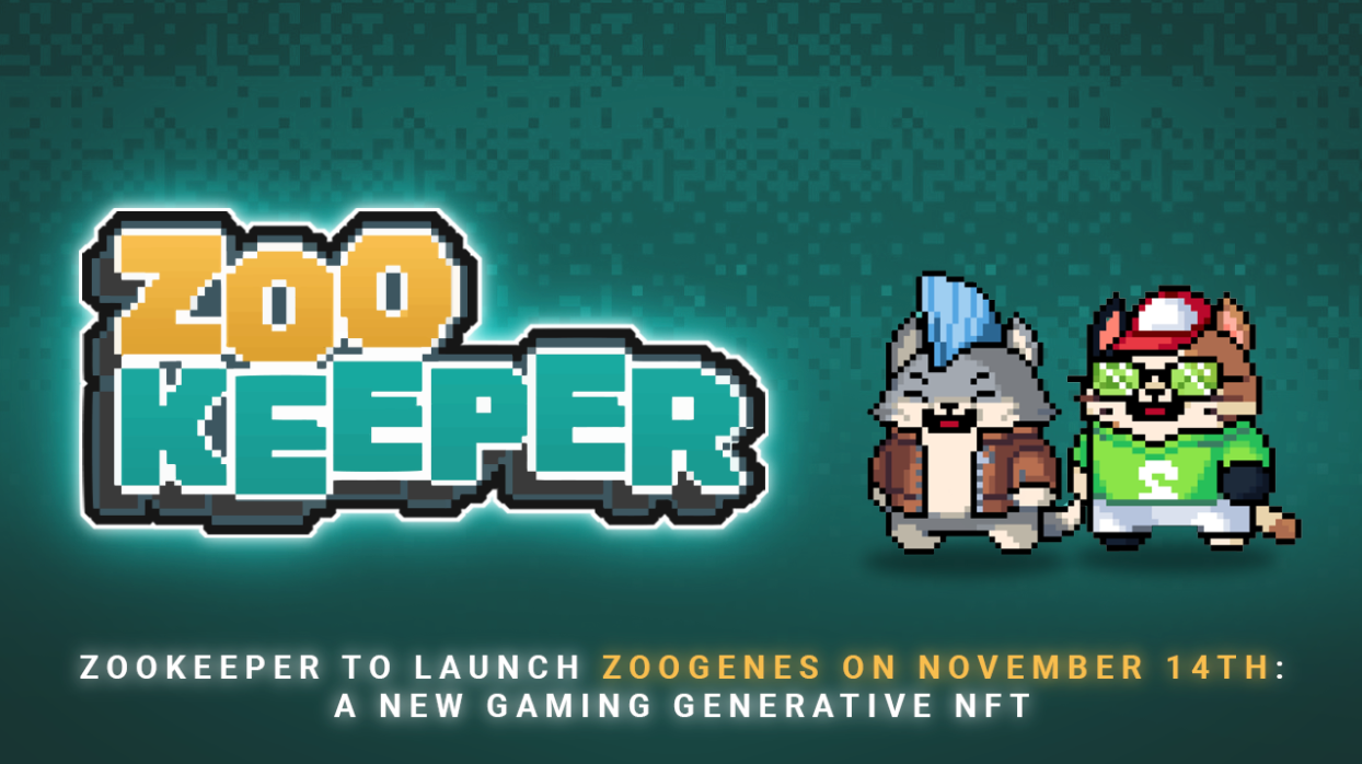 ZooKeeper to Launch ZooGenes On Nov. 14: A New Gaming Generative NFT