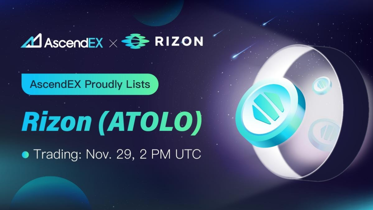 AscendEX Lists Rizon (ATOLO) Under ATOLO/USDT Trading Pair