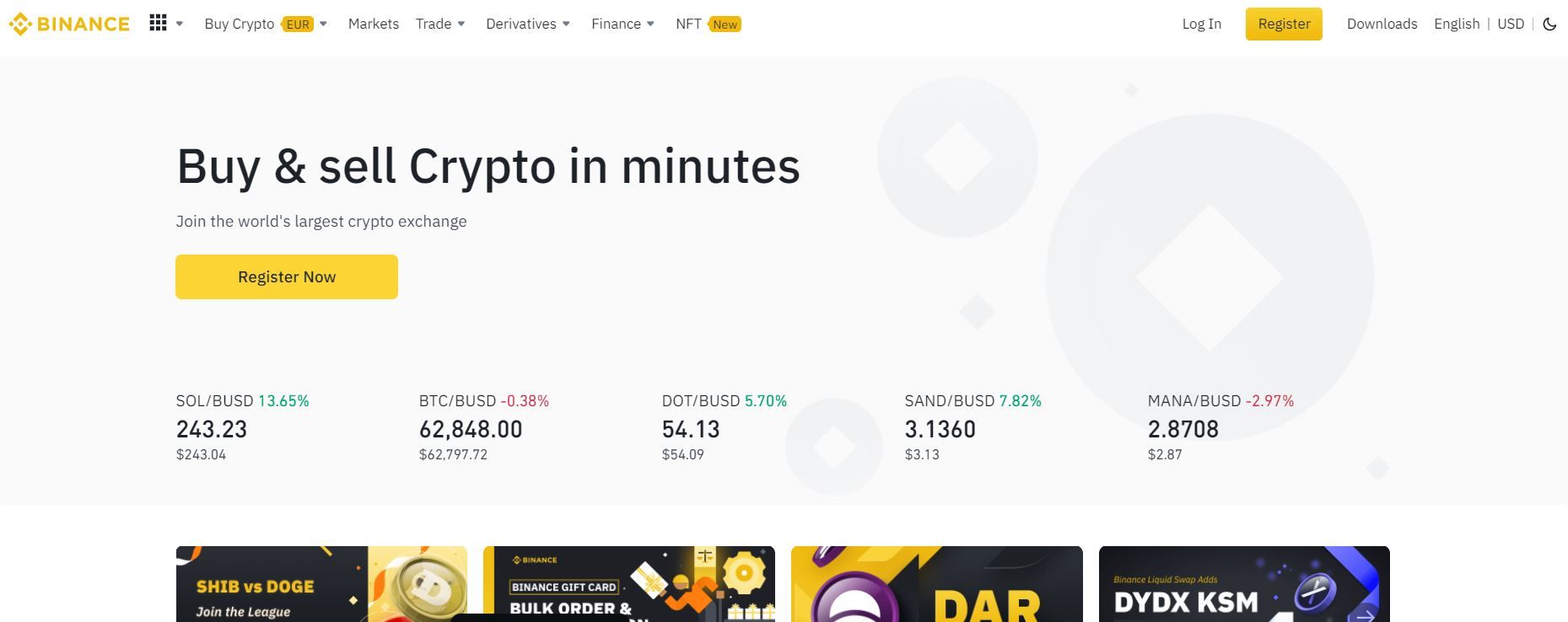 binance account for Loopring LRC