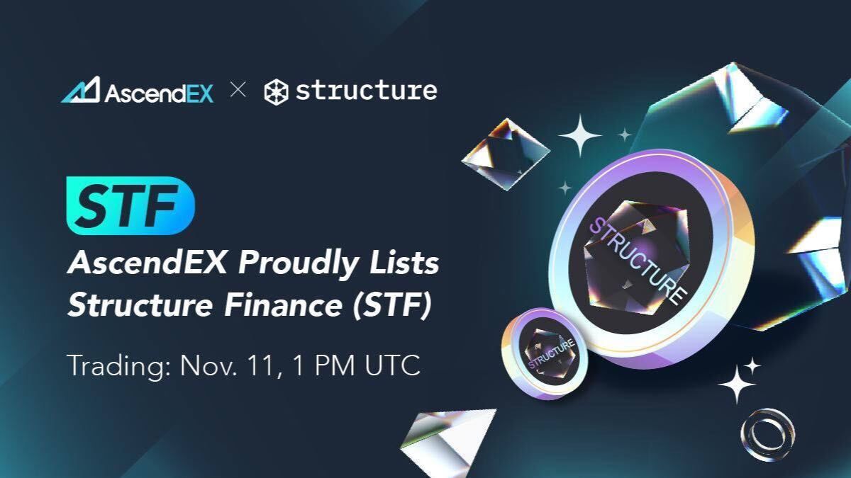 AscendEX Announces the Listing of Structure Finance Token (STF)