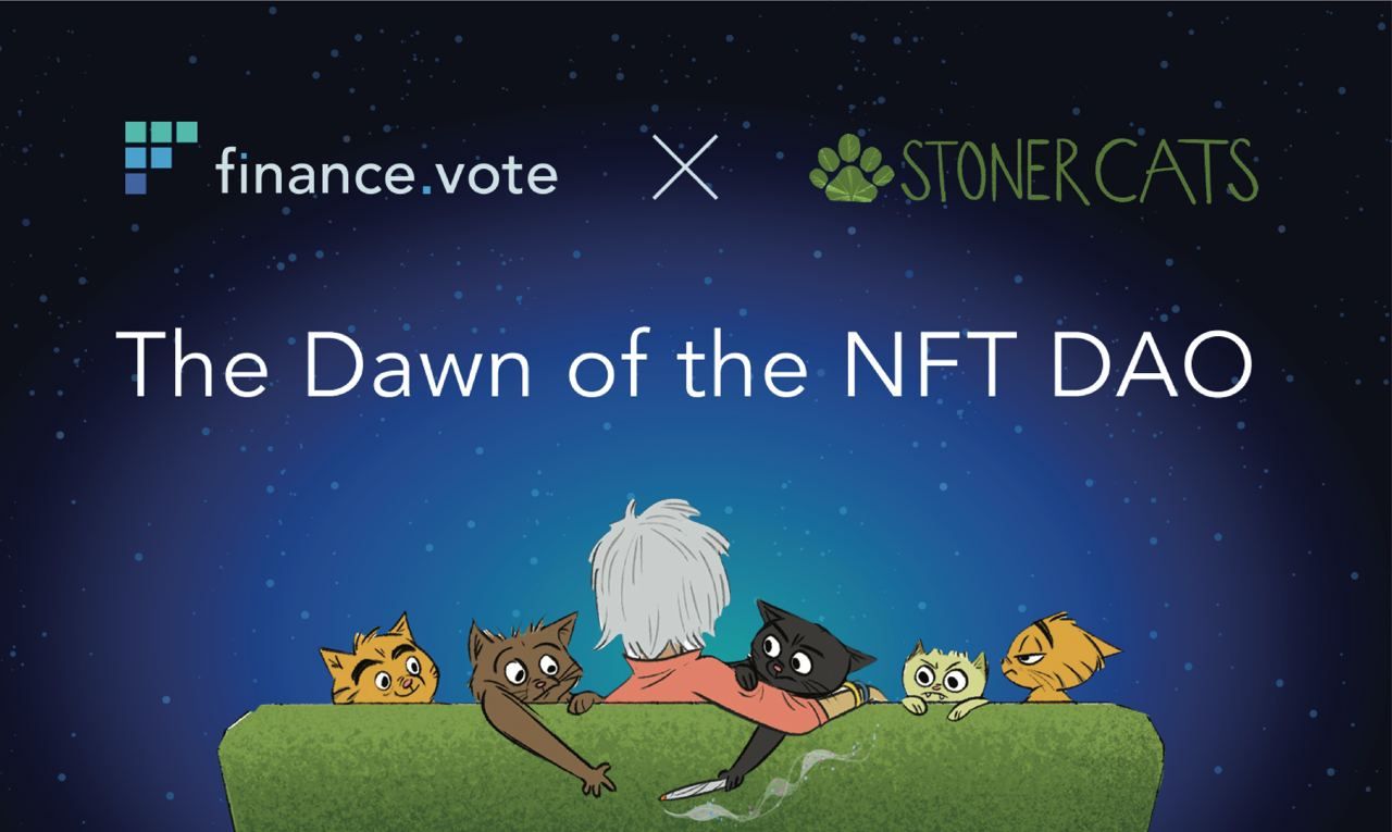 Stoner Cats x finance.vote: The Dawn of the NFT DAO