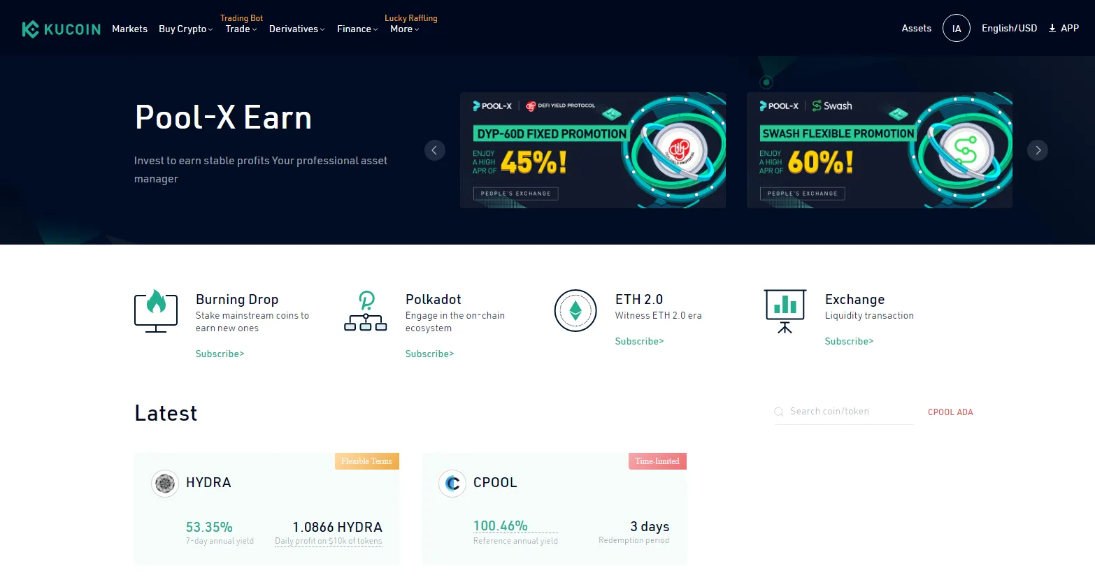 what is kucoin and staking on it