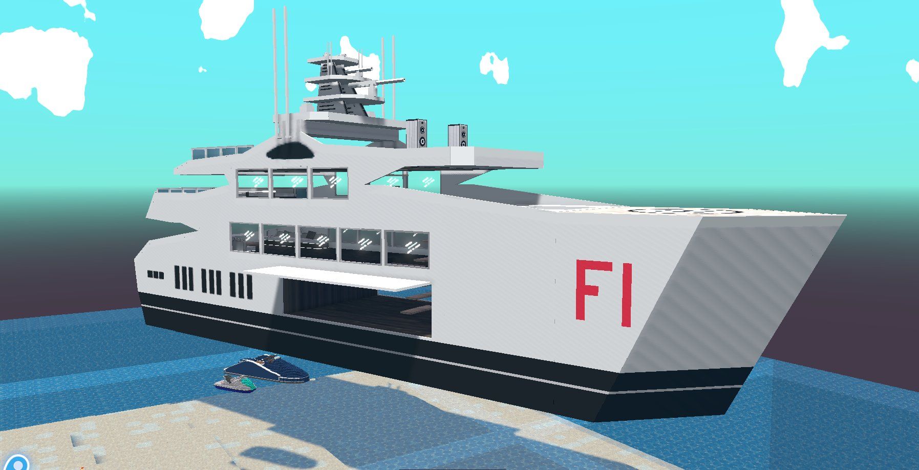 The Metaflower NFT Super Mega Yacht