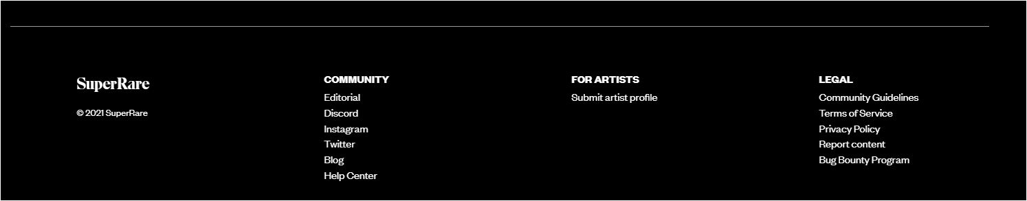 superrare submit artist profile