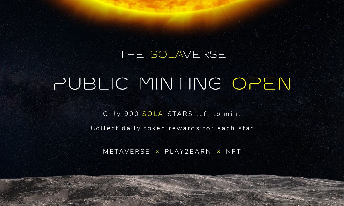 The SolaVerse – A Play To Earn Metaverse Based in the Stars