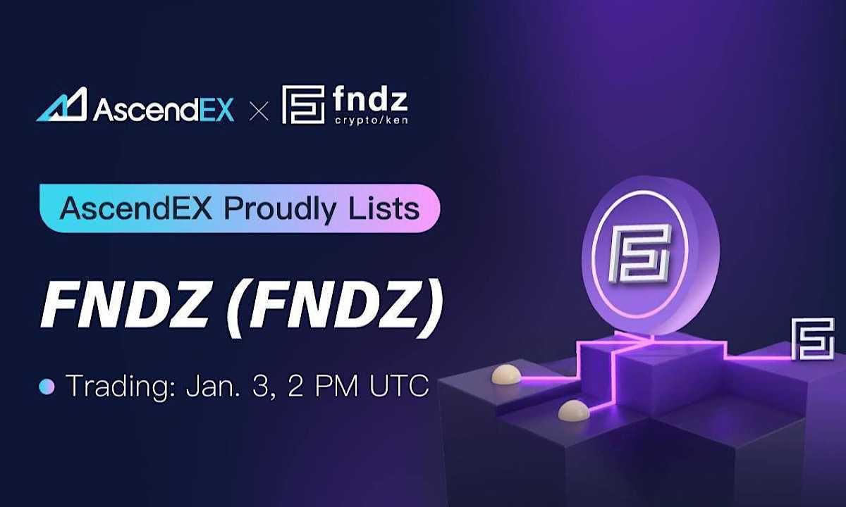 AscendEX Lists FNDZ