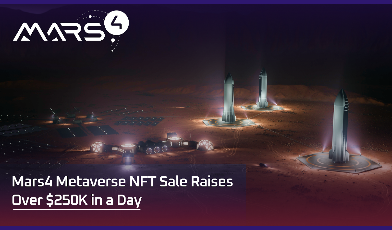 Mars4 Metaverse NFT Sale Raises Over $250K in a Day