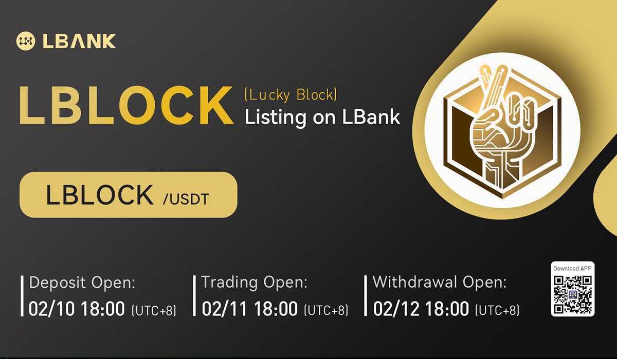 LBank Exchange elencherà Lucky Block (LBLOCK) l'11 febbraio 2022