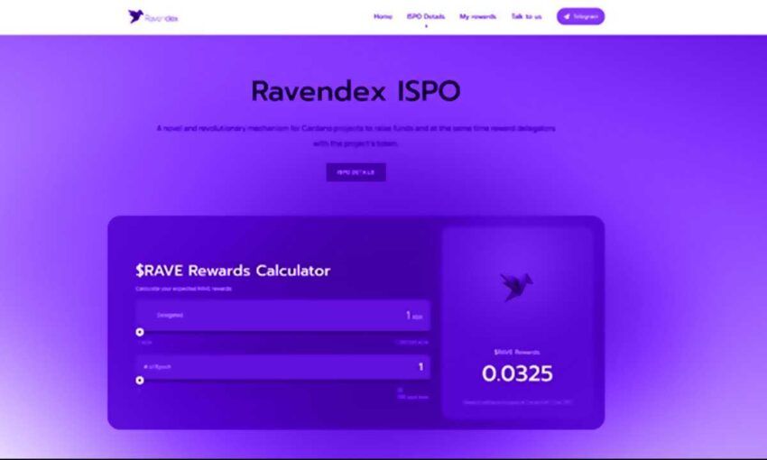 Ravendex Launches ISPO Ahead of Staking Protocol Release