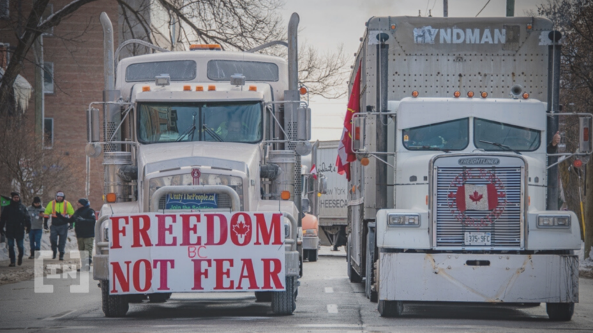 $1 Million in Crypto Donations to Canada&#8217;s Freedom Convoy Might Have Evaded Seizure