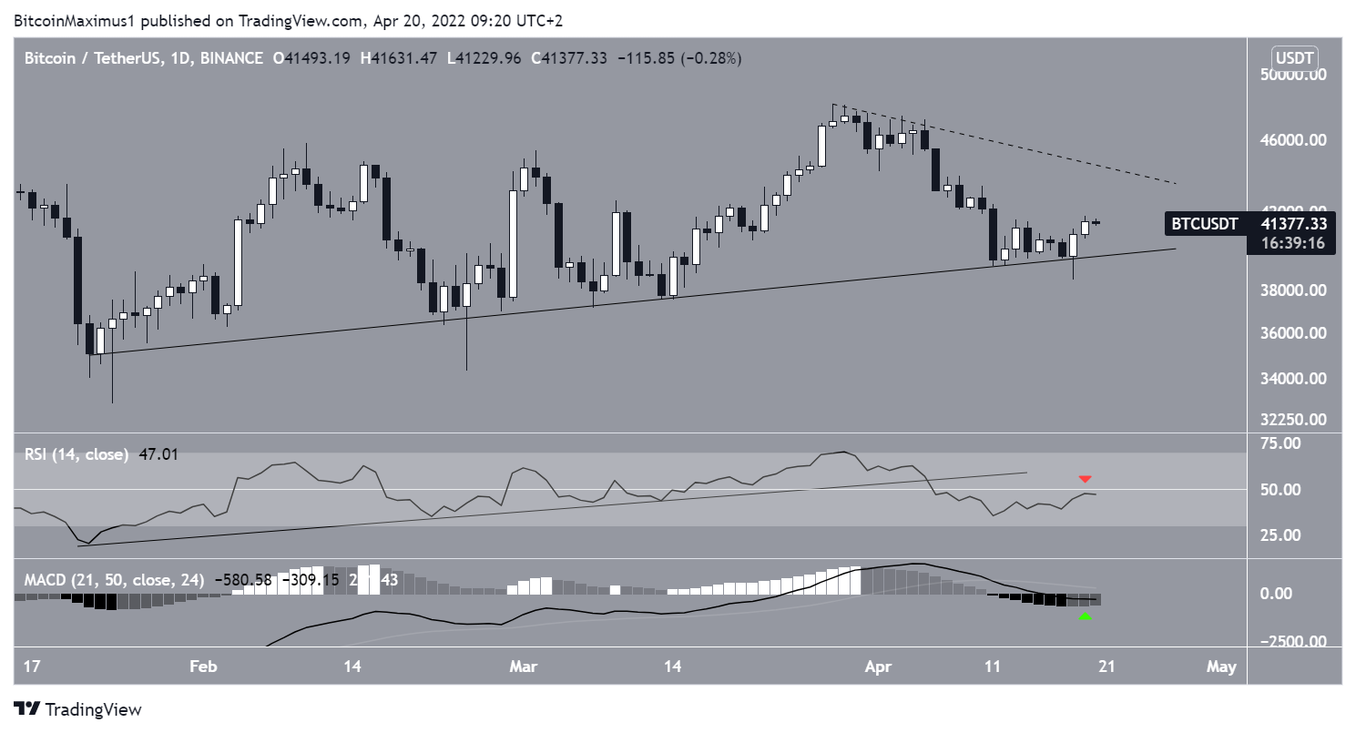 Daily time frame BTC