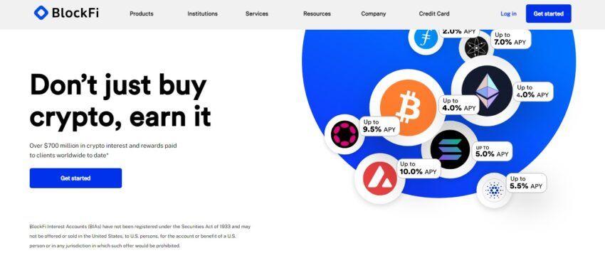 bitcoin interest rates on blockfi