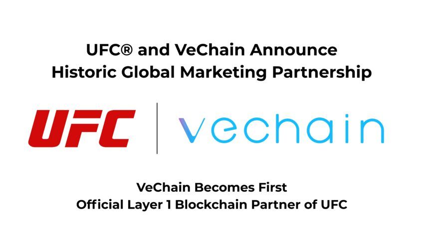 VeChain Becomes First Official Layer-1 Blockchain Partner of UFC