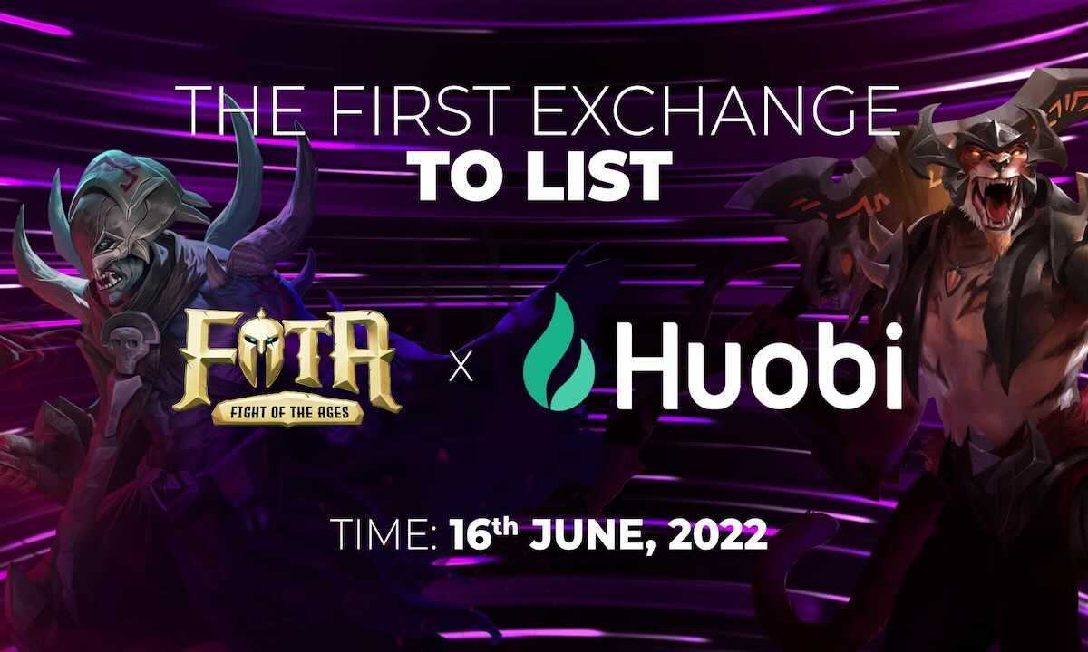 Huobi elenca il gioco MOBA Triple-A FOTA nella sua borsa