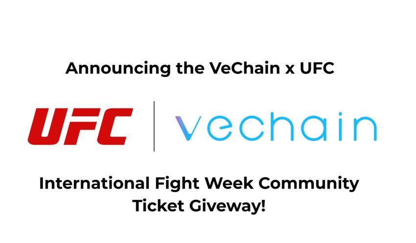 Announcing VeChain and UFC International Fight Week Community Ticket Giveaway!