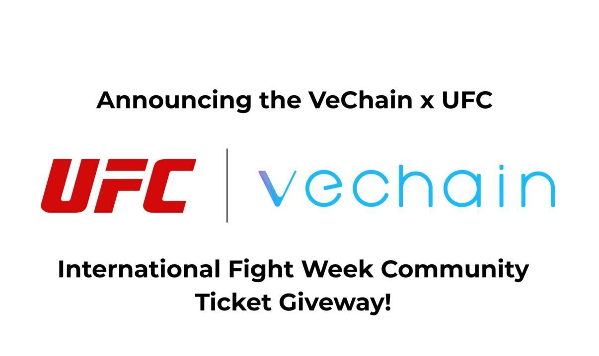 VeChain and UFC International Fight Week Community Ticket Giveaway