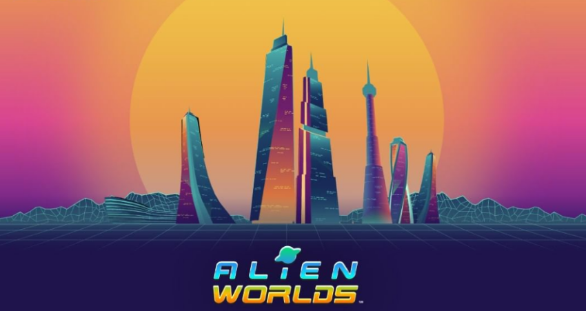 Gry na blockchain - Alien Worlds