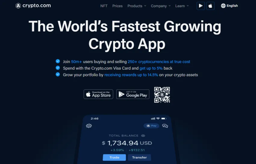 crypto.com is one of the best crypto staking platforms