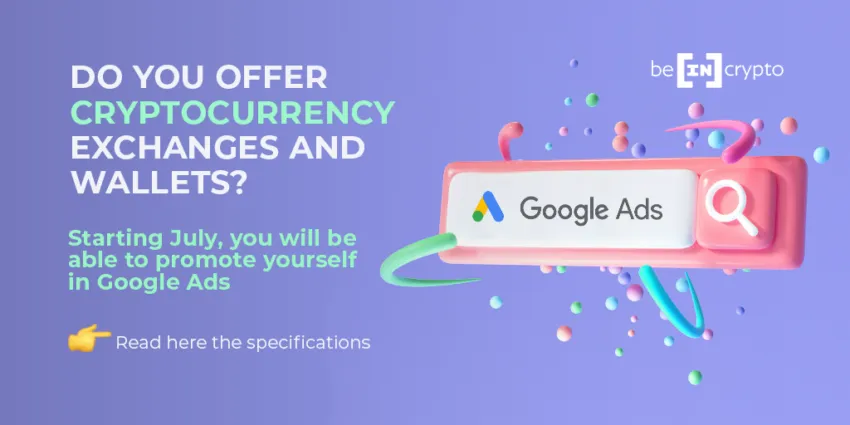 Google ads Crypto advertisement