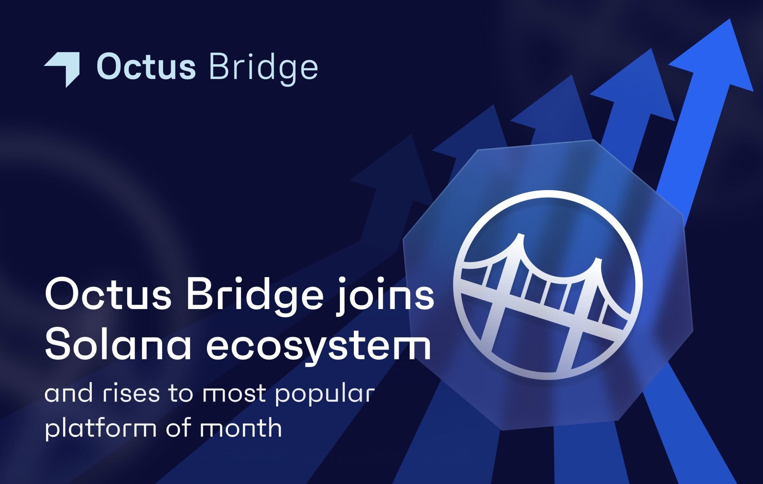 Octus Bridge si unisce all'ecosistema Solana, sale a piattaforma più popolare del mese