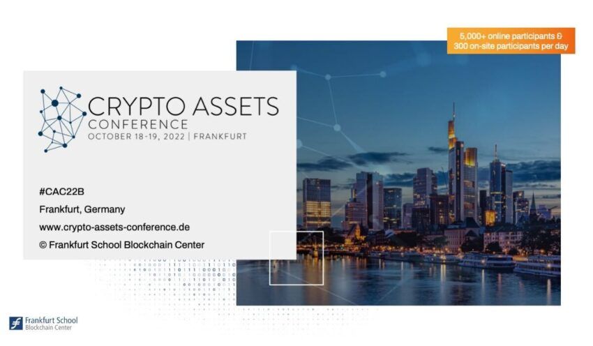 Crypto Assets Conference 2022 (CAC22B) Kicks Off on Oct. 18