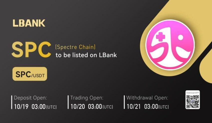 LBank Exchange Will List Spectre Chain (SPC) On October 20, 2022