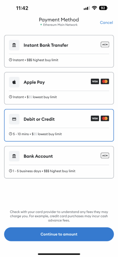 Buy crypto metamask