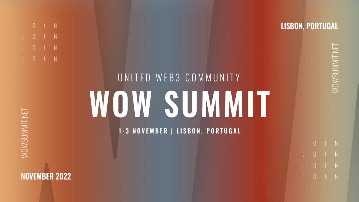 Il World of Web3 Summit ospiterà la sua 3a edizione globale a Lisbona questo novembre