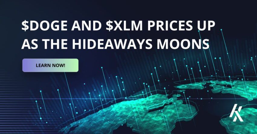 DOGE and XLM Prices Recover, the Hideaways (HDWY) Gains Traction
