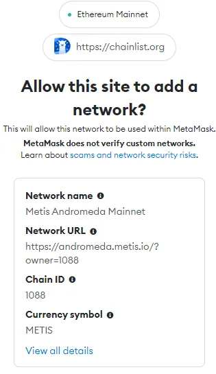Add site to network