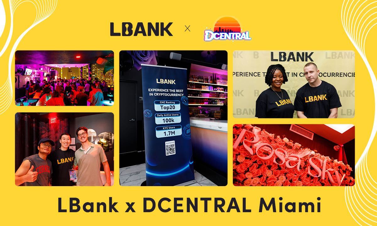 All'interno dell'Exquisite Afterparty di LBank al DCENTRAL Miami