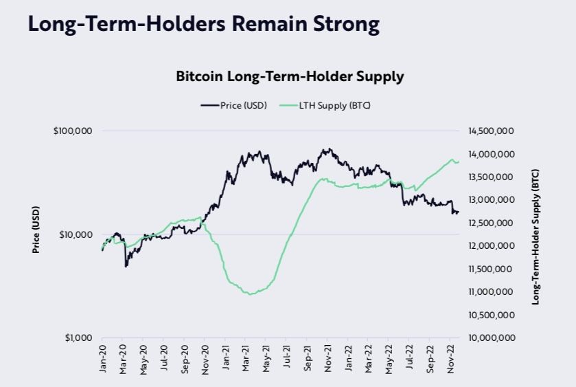Bitcoin long term holders