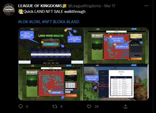 League of Kingdoms Twitter